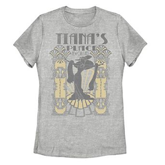 Juniors' Disney's Princess & The Frog Tiana's Place Art Deco Poster Tee