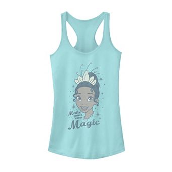 Juniors' Disney's The Princess & The Frog Princess Tiana Big Head Tank Top
