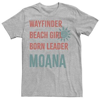 Disney's Moana Juniors' Attributes Word Stack Tee