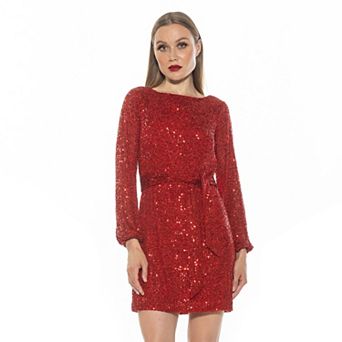 Women's ALEXIA ADMOR Val Sequin Shift Dress