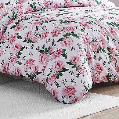 Betsey Johnson Blooming Roses Duvet Set with Shams