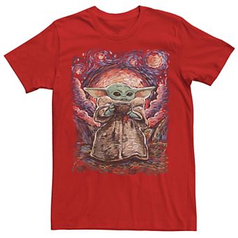 Mens Star Wars The Child Starry Night Tee