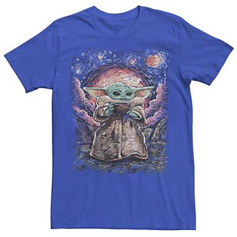 Mens Star Wars The Child Starry Night Tee