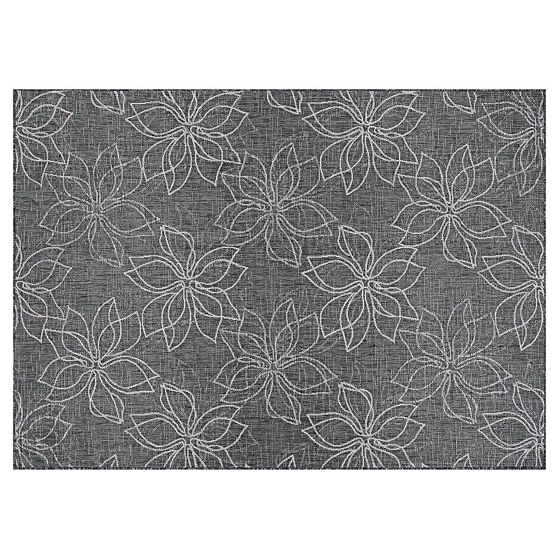 Couristan 8  x 10  Ash Floral Outdoor Rug
