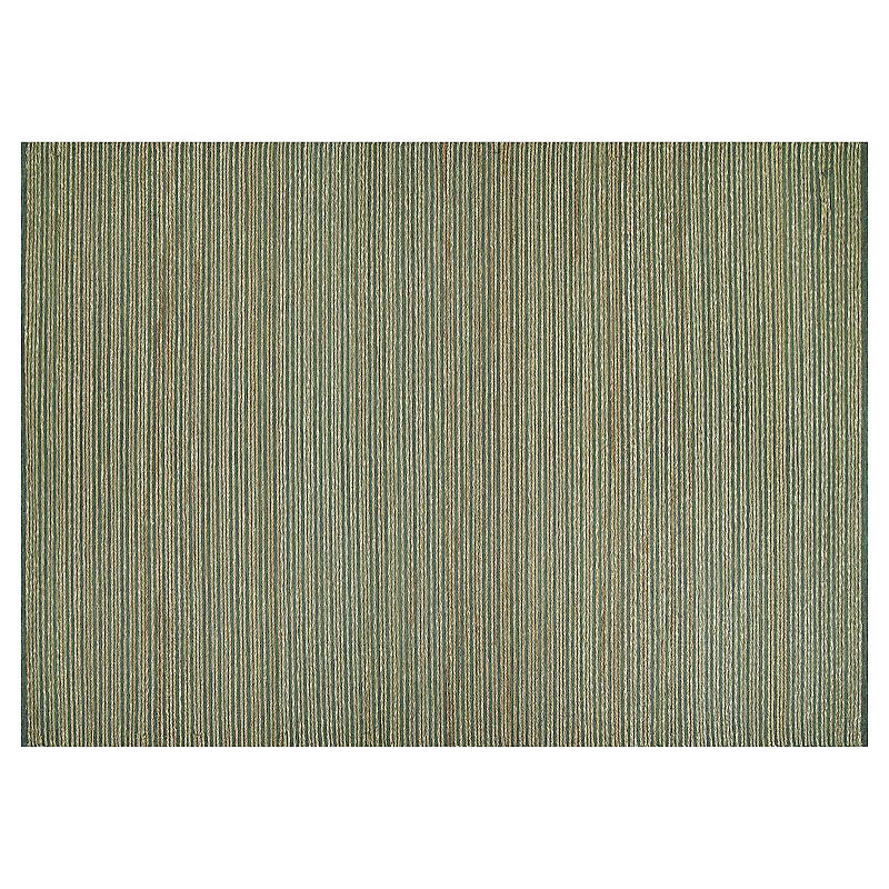 Couristan Nature's Elements Ravine Area Rug, Green, 4X6 Ft