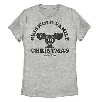 Juniors' Christmas Vacation Griswold Family Christmas Stamp Tee