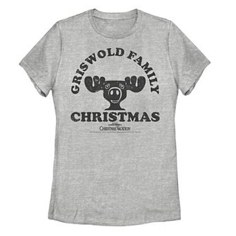 Juniors' Christmas Vacation Griswold Family Christmas Stamp Tee