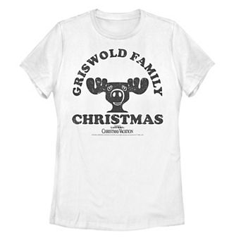 Juniors' Christmas Vacation Griswold Family Christmas Stamp Tee