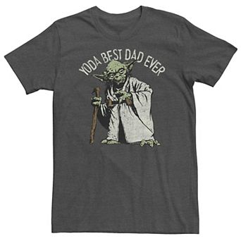 Big & Tall Star Wars "Yoda Best Dad Ever" Tee