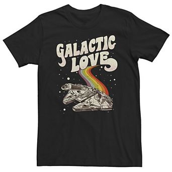 Big & Tall Star Wars Pride Millennium Falcon "Galactic Love" Tee