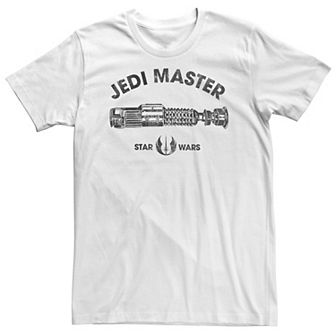 Big & Tall Star Wars Jedi Master Lightsaber Logo Tee