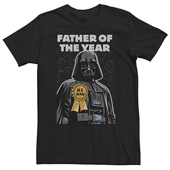 Big & Tall Star Wars Father's Day Darth Vader Father Of The Year Tee