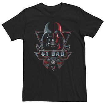 Big & Tall Star Wars Darth Vader #1 Dad Collage Tee