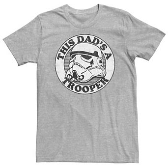 Big & Tall Star Wars Stormtrooper "This Dad's A Trooper" Circle Tee