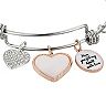 Love This Life "Mom You Fill My Heart With Love" Bangle Bracelet