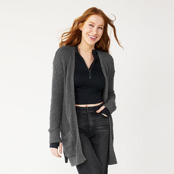 Kohls women's open discount cardigans