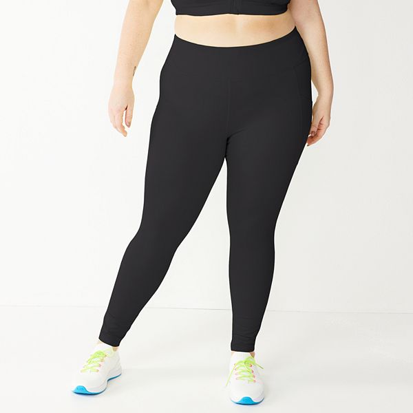 Plus Size Tek Gear® Core High-Waisted Running Leggings