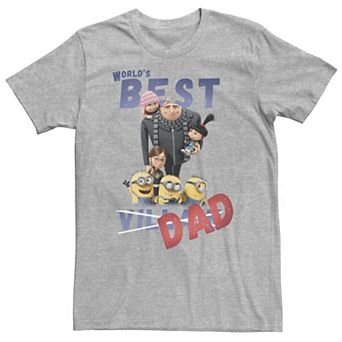 Big & Tall Despicable Me Minions "World's Best Dad" Tee