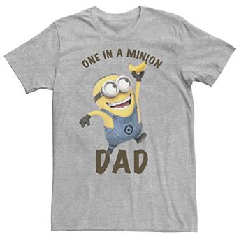 Big & Tall Despicable Me Minions "One In A Minion Dad" Tee