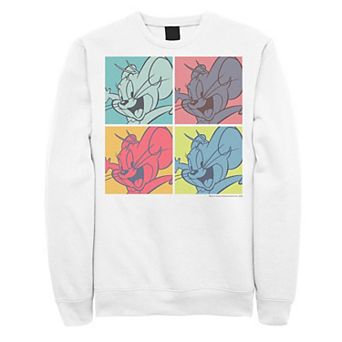 Mens Tom And Jerry Pop Art Box Up Sweatshirt