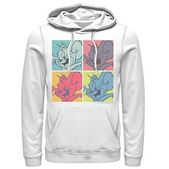 Mens Tom And Jerry Pop Art Box Up Hoodie