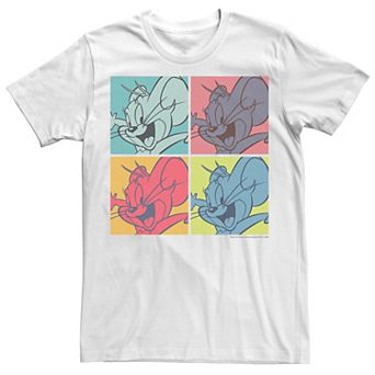 Mens Tom And Jerry Pop Art Box Up Tee