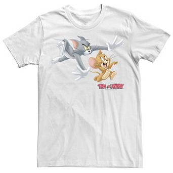 Mens Tom And Jerry Classic Style Chase Portrait Hoodie