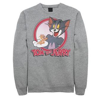 Mens Tom And Jerry Retro Style Portrait Sweatshirt