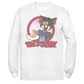 Mens Tom And Jerry Retro Style Portrait Tee