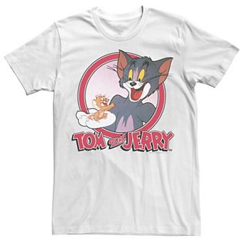 Mens Tom And Jerry Retro Style Portrait Tee