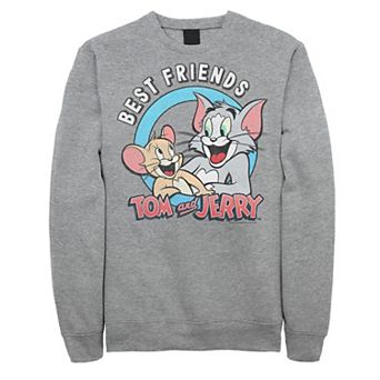 Mens Tom And Jerry Best Friends Portrait Sweatshirt