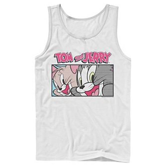 Mens Tom And Jerry Comic Panel Tank Top