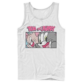 Mens Tom And Jerry Comic Panel Tank Top