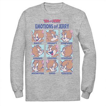 Mens Tom And Jerry Emotions Of Jerry Box Up Tee