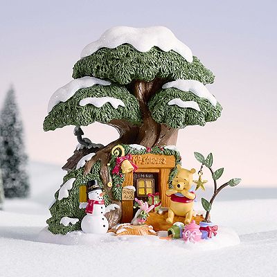 Disney's Winnie the Pooh LED Christmas House Village Accessory