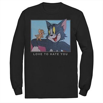 Mens Tom And Jerry Love To Hate You Portrait Tee
