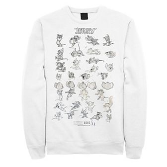 Mens Tom And Jerry Character Art Sweatshirt