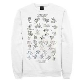 Mens Tom And Jerry Character Art Sweatshirt
