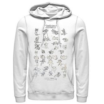 Mens Tom And Jerry Character Art Hoodie