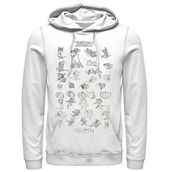 Mens Tom And Jerry Character Art Hoodie