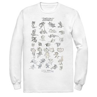 Mens Tom And Jerry Character Art Tee