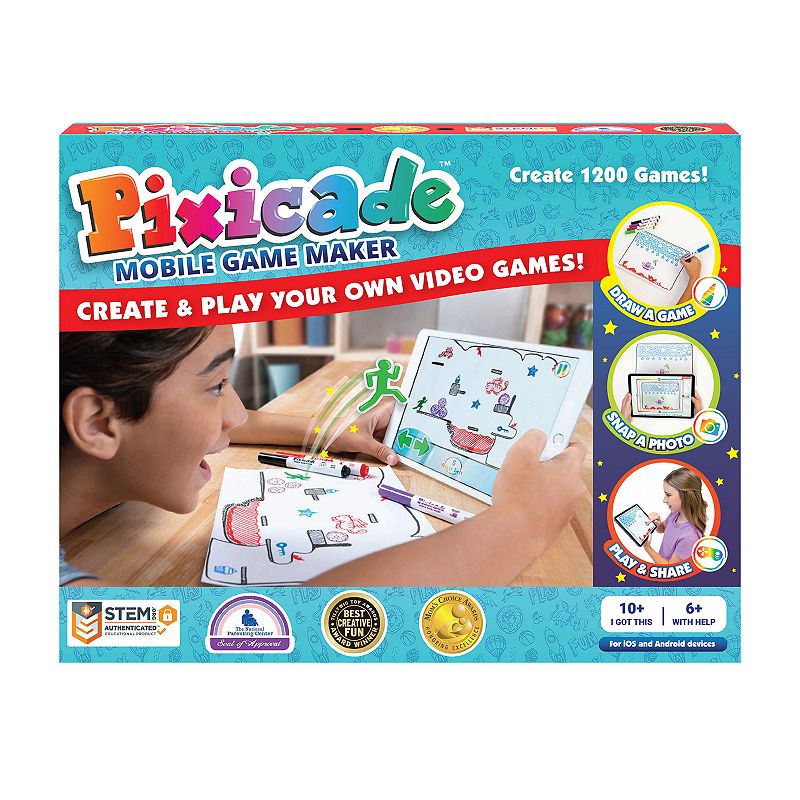 Pixicade Mobile Game Maker, Set of 8