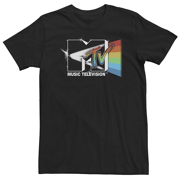 Big & Tall MTV Music Television Pink Floyd Style Logo Tee