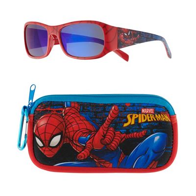 Boys Marvel Spider Man Sunglasses Case Set
