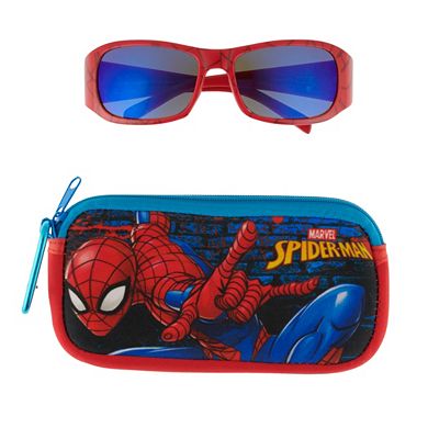 Boys Marvel Spider-Man Sunglasses & Case Set