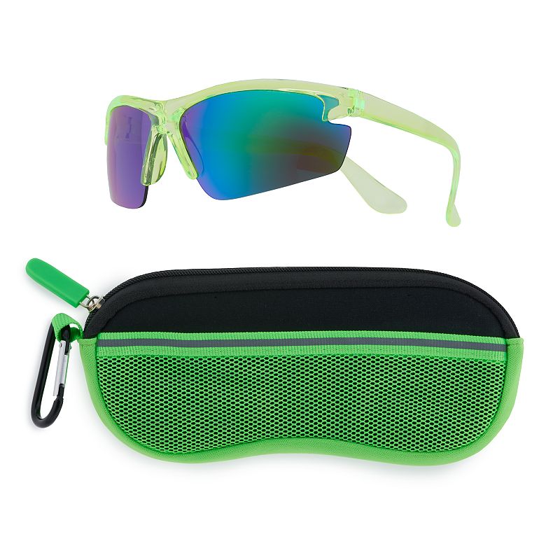 Boys Pan Oceanic Green Sports Sunglasses