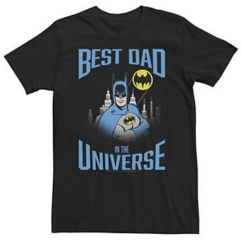 Big & Tall DC Comics Batman Best Dad In The Universe Tee
