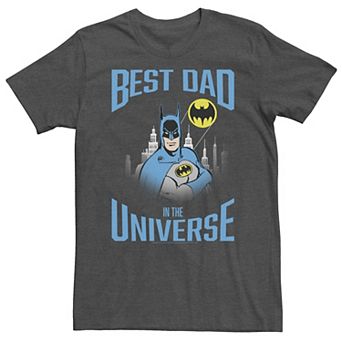 Big & Tall DC Comics Batman Best Dad In The Universe Tee
