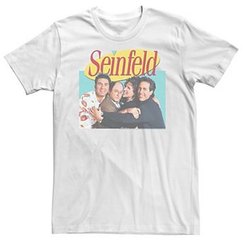 Big & Tall Seinfeld Group Cast Logo Poster Tee