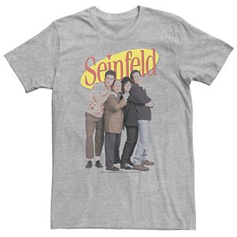 Big & Tall Seinfeld Distressed Group Cast Logo Tee